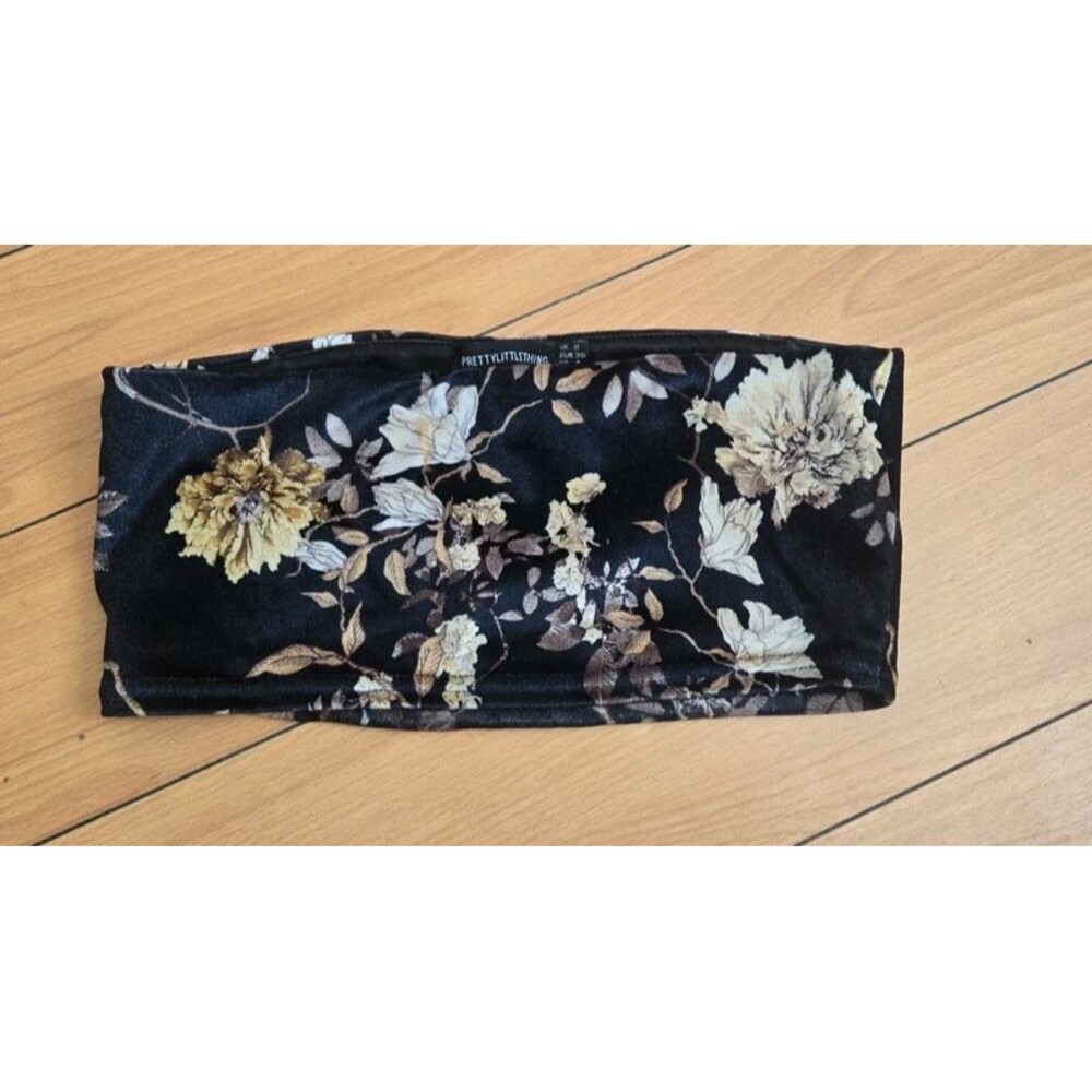 Prettylittlething velvet bandeau